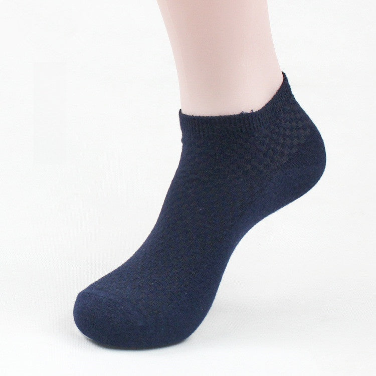 Bamboo Fiber Antibacterial Ankle Socks with Gift Box