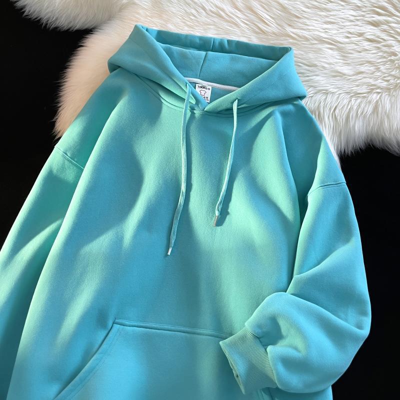 Oversized Fleece Lined Hooded Pullover Sweatshirt