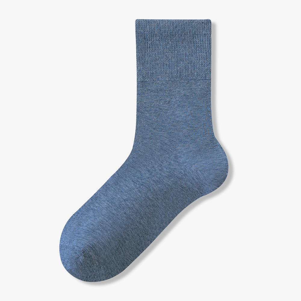 Pure Cotton Antibacterial Mid Calf Unisex Casual Socks