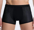 Breathable Ice Silk Mesh Mid Rise Seamless Men’s Underwear