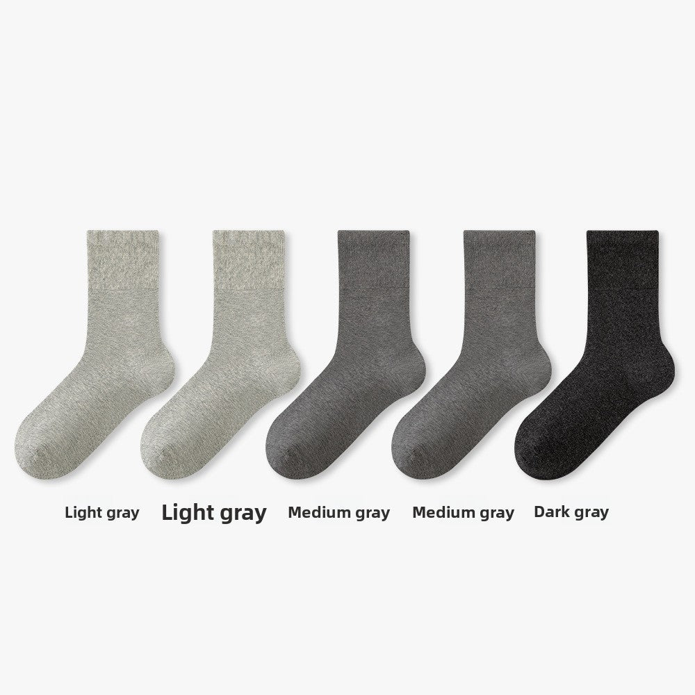Pure Cotton Antibacterial Mid Calf Unisex Casual Socks