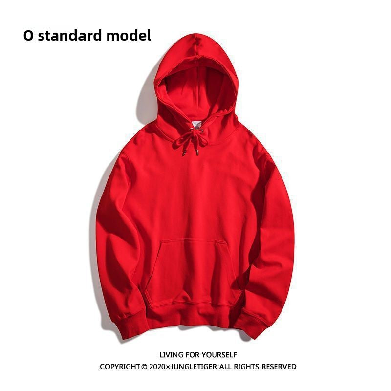 Oversized Fleece Lined Hooded Pullover Sweatshirt