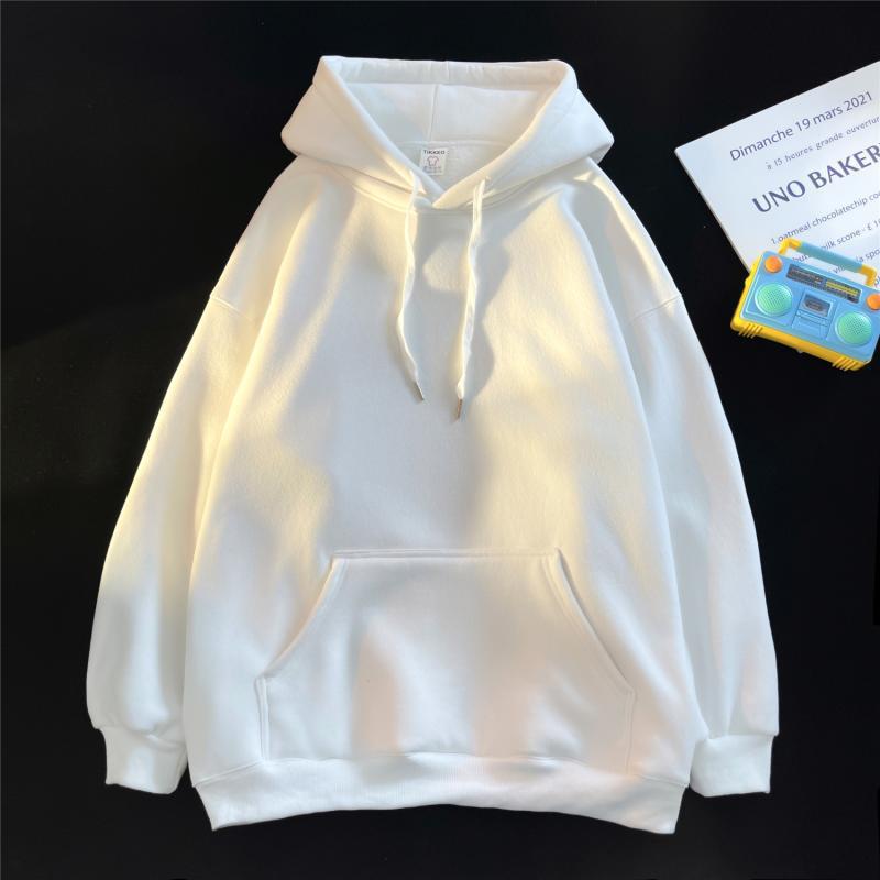 Oversized Fleece Lined Hooded Pullover Sweatshirt