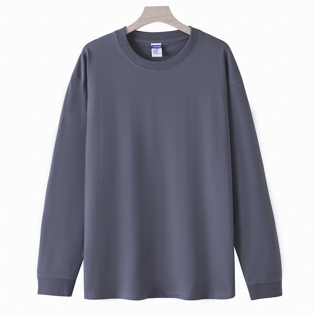 Heavyweight Cotton Oversized Long Sleeve Crewneck T-Shirt