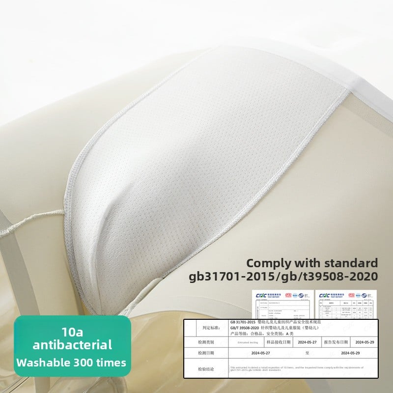 Ice Skin Seamless Antibacterial Mid Waist Boxer Underwear