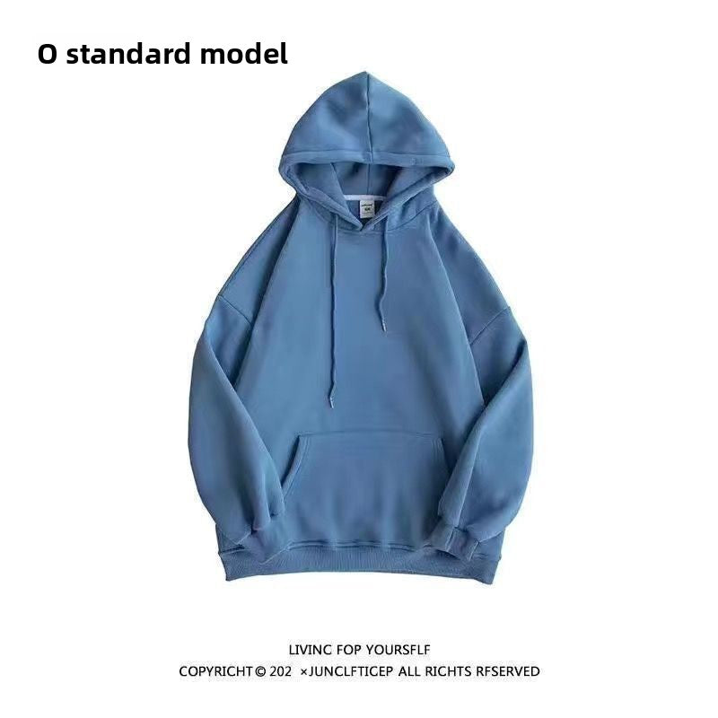Oversized Fleece Lined Hooded Pullover Sweatshirt