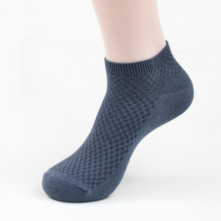 Bamboo Fiber Antibacterial Ankle Socks with Gift Box