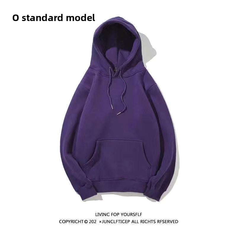 Oversized Fleece Lined Hooded Pullover Sweatshirt