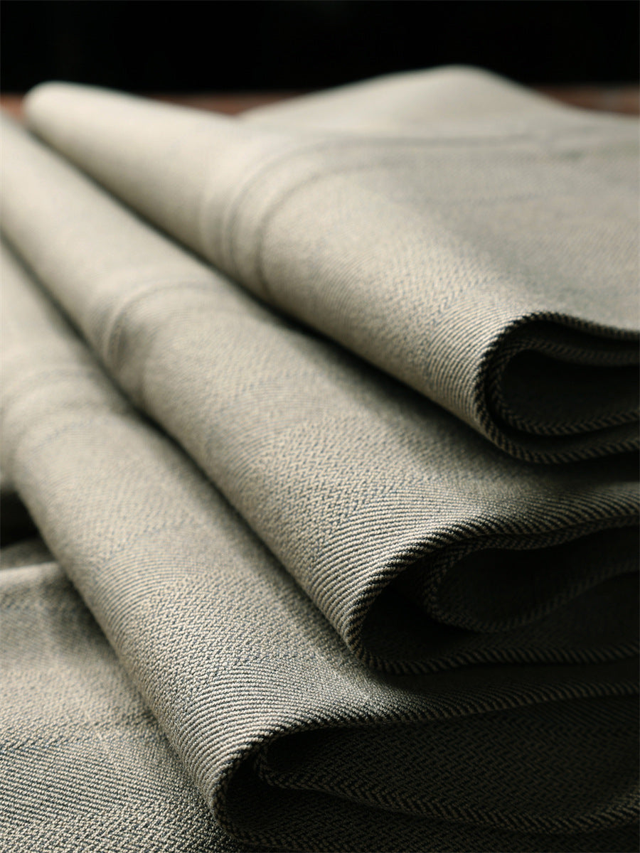 Slim Fit Double Breasted Plaid Business Suit Set