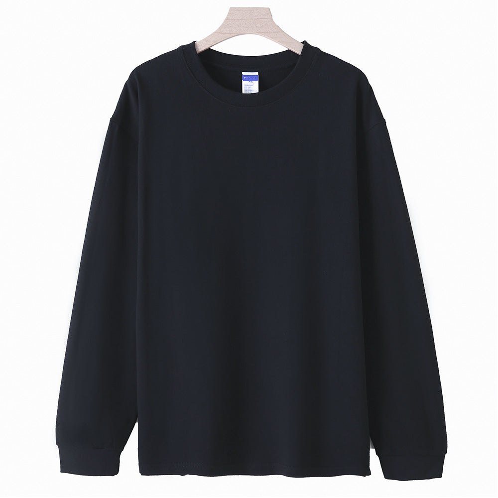 Heavyweight Cotton Oversized Long Sleeve Crewneck T-Shirt