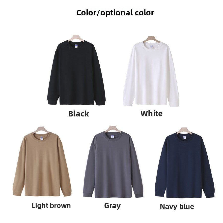 Heavyweight Cotton Oversized Long Sleeve Crewneck T-Shirt