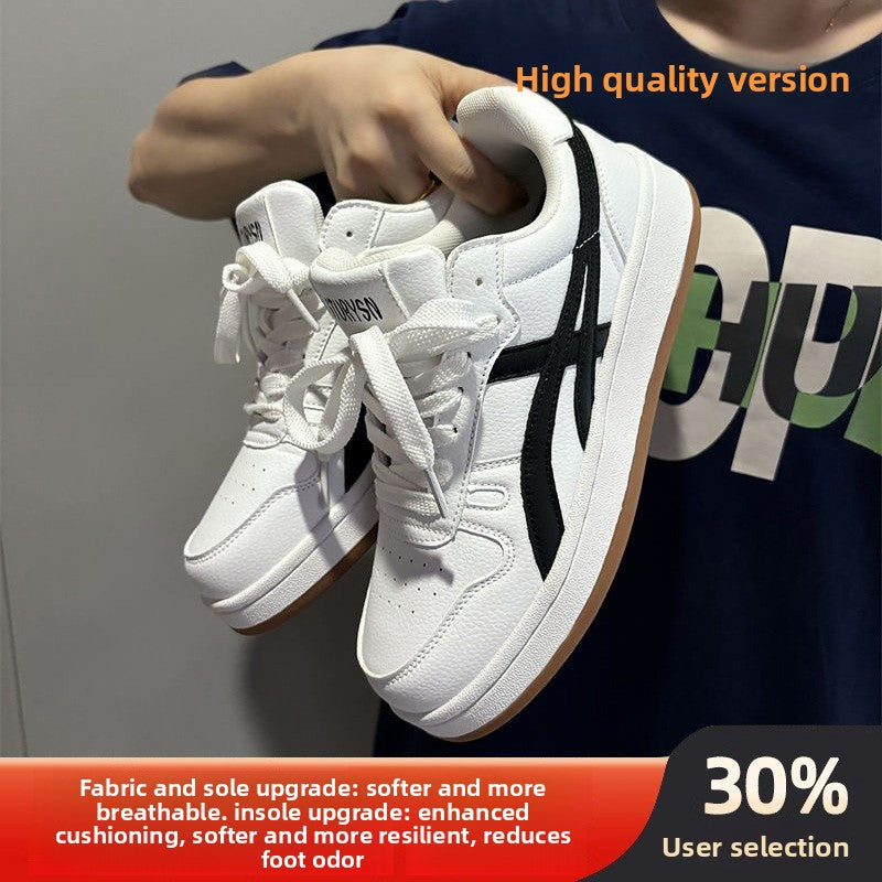Retro Low Top Thick Sole Lace Up Casual Sneakers