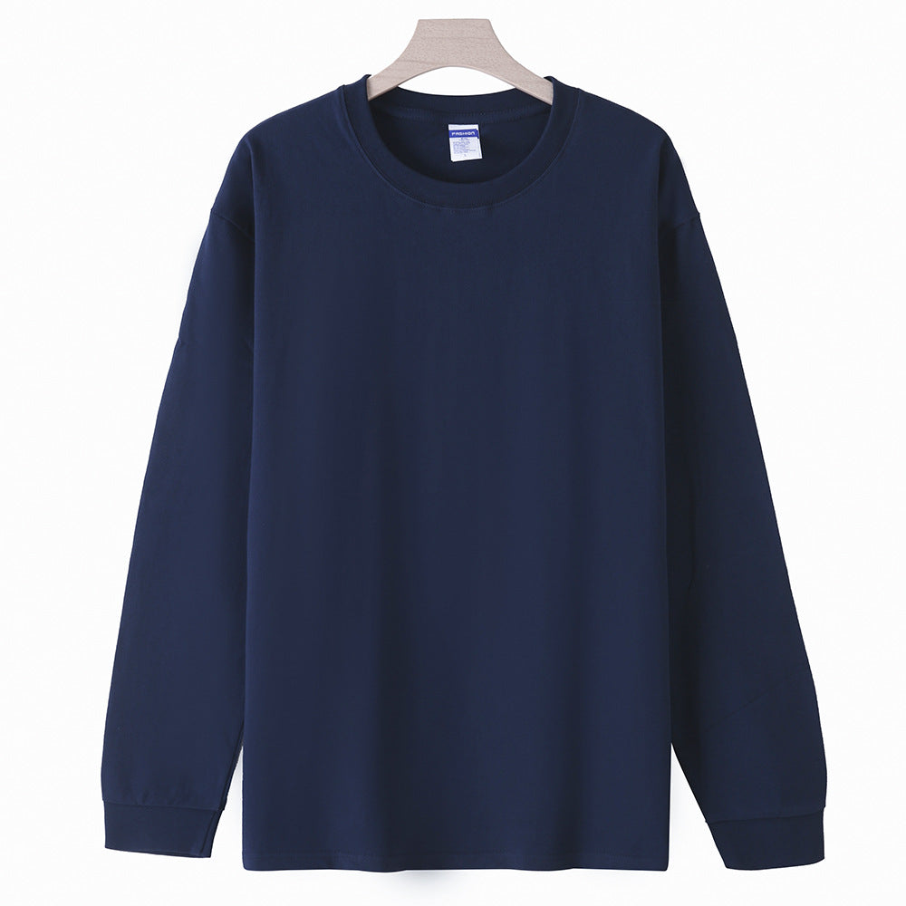 Heavyweight Cotton Oversized Long Sleeve Crewneck T-Shirt