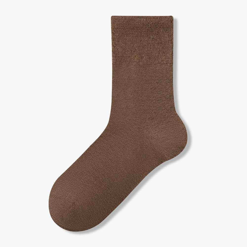 Pure Cotton Antibacterial Mid Calf Unisex Casual Socks